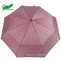 China Fabricar Promoção Metal Shaft 3Folding Umbrella Outdoor